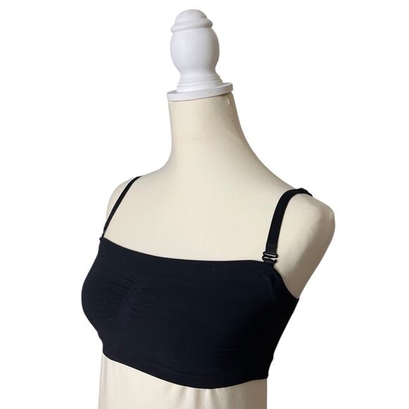 Skims Onyx Black Bralette W/Removeable Straps Stretch Shapewear XL NWOT - Picture 1 of 9